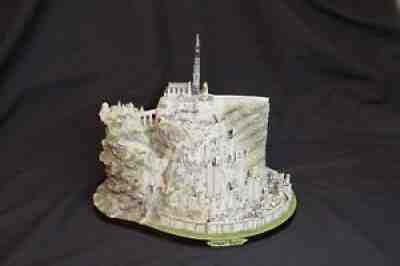 Rare Danbury Mint Lord of the Rings Minas Tirith Lighted Sculpture Figurine LOTR