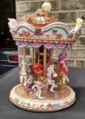 Garfield's Spinning Carousel Jim Davis Danbury Mint