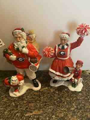 Danbury Mint, Yankee Mr & Mrs Santa Figurines