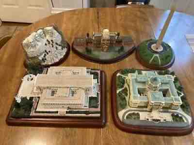 Danbury Mint U.S. Capitol Lot Of 5 Supreme Court, Library Of Congress + more!