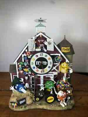 M&Mâ??s Farm Clock Danbury Mint RARE 3rd In Series NO BOX