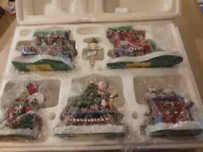 DANBURY MINT GARFIELD CHRISTMAS EXPRESS TRAIN SET/ PAWS NICE COND Still Wrapped
