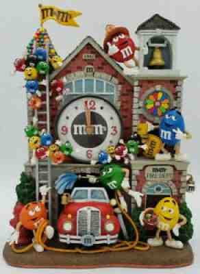 RARE m&mâ??s Danbury Mint Fire Department Firehouse Collectible Clock, Mars 2005