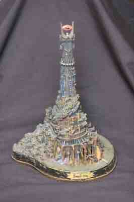 Danbury Mint Lord of the Rings Barad-Dur Dark Tower of Sauron Sculpture LOTR