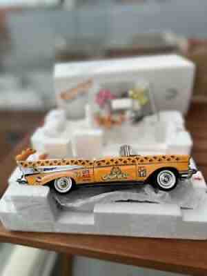 Garfield Parade Car Danbury Mint Yellow 1957 Chevrolet Die Cast-New in Box