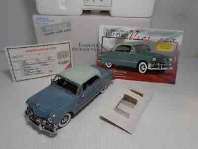 DANBURY MINT NIB 1951 FORD VICTORIA COUPE LE #1931/5000 W/DOCS "GREAT PAINT"