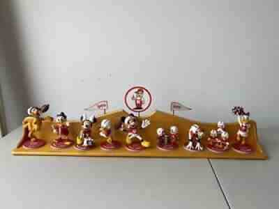 Danbury Mint Disney Nebraska Football figurines