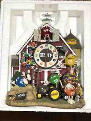 M&Mâ??s Farm Clock by The Danbury Mint, Brand New in Original Box, 2005