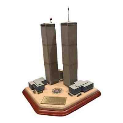 Twin Towers Commemorative World Trade Center 911 Memorial NYC Danbury Mint