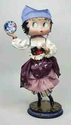 Danbury Mint Mystic Betty Porcelain 15" Tall Fortune Telling Ball