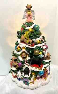 Danbury Mint M&M Christmas Tree with Characters and Accessories, Lights Up
