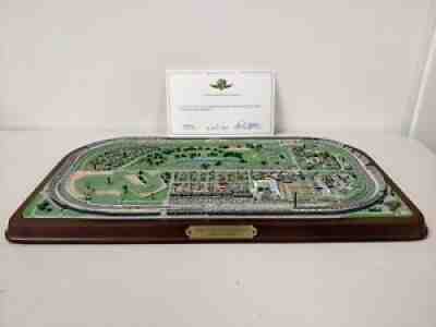 Danbury Mint Indianapolis Motor Speedway Figurine With COA & Box