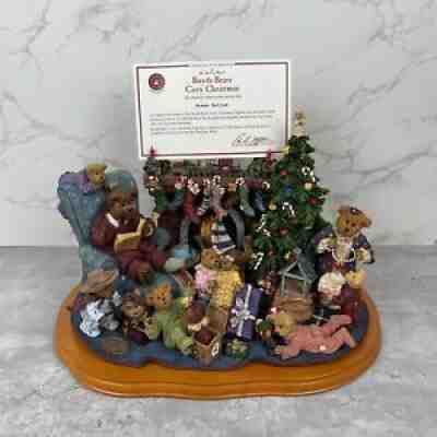 Boyds Bears Danbury Mint LIMITED EDITION Cozy Christmas Sculpture Christmas EUC