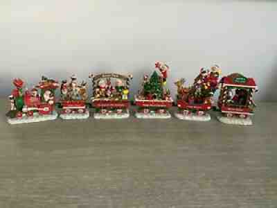 Danbury Mint Christmas Express Boxer Dog Train