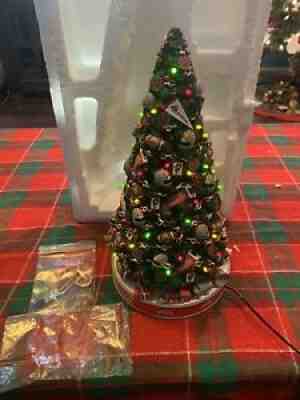 Danbury Mint Ohio State Buckeyes Light Up Christmas Tree