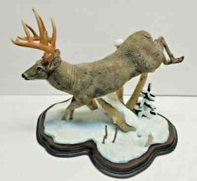 The Buck Of A Lifetime Danbury Mint Deer Sculpture Statue Nick Bibby