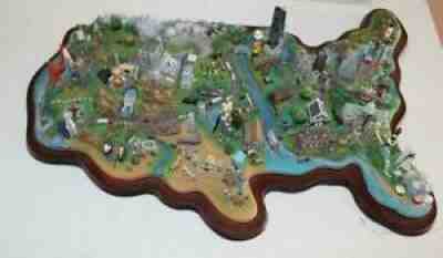 DANBURY MINT SEA TO SHINING SEA USA BEST KNOWN BUILDING LANDMARK FIGURINE