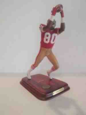 NFL San Francisco 49ers Danbury Mint WR Jerry Rice Original Box