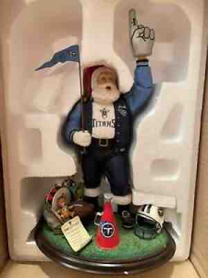 Danbury Mint Titans Santa 2001 Excellent Conditon NFL