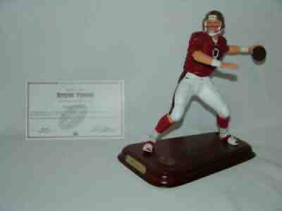 Danbury Mint NFL QB Steve Young Figurine - 49ers - w/ COA - Original Box