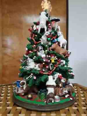 Danbury Mint English Bulldog Christmas Tree
