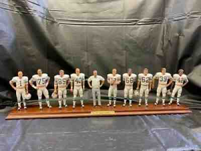 Danbury Mint 1972 Miami Dolphins Team Figurine Set