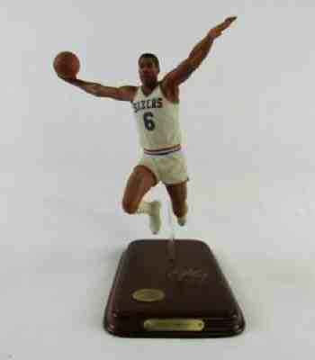 DANBURY MINT JULIUS ERVING NBA BASKETBALL PHILADELPHIA 76ERS FIGURE FIGURINE NIB