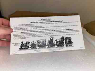 Danbury Mint English Bulldog Christmas Express Train - Rare