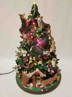 Danbury Mint Corgi Dog Lighted Christmas Tree Figurine