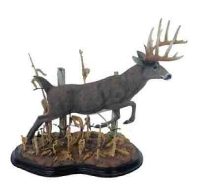 Deer Elk Sculpture Danbury Mint Figurine vtg Stag Buck Midwest Giant Nick Bibby