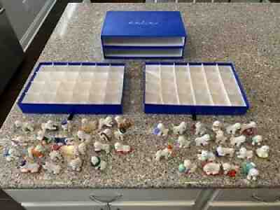 Danbury Mint Bichon Frise Dog Mini Figurines Lot Purely Bichons