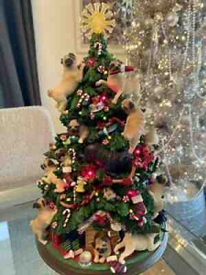 Danbury Mint Pug Christmas Tree