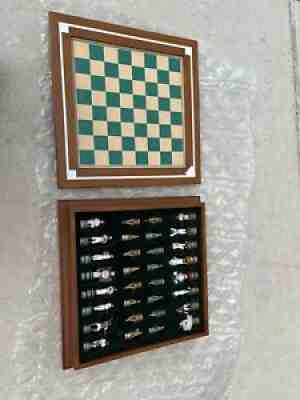 Super Rare Danbury Mint Baseball Legends Chess Set w/ Board. Babe Ruth, MLB
