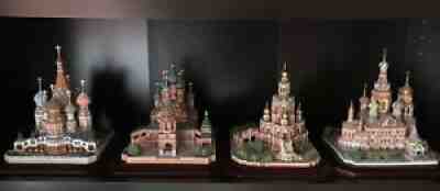 Danbury Mint Russian Church collection of 4