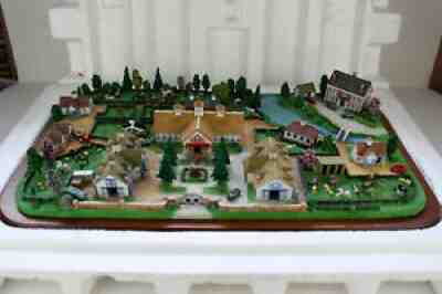 Danbury Mint Farm Diorama - Cherry Blossom Farm - Super Rare - Mint in Foam