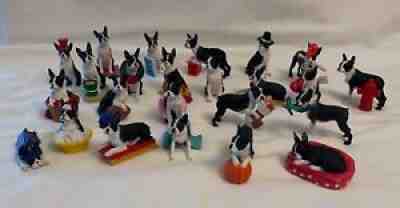 Boston Terrier Figurine Collection Danbury Mint