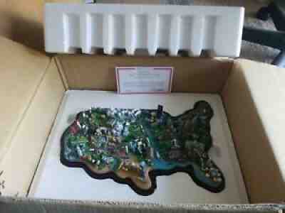 DANBURY MINT BEST KNOWN LANDMARKS FIGURINE FROM SEA TO SHINING SEA COA PAPERWORK