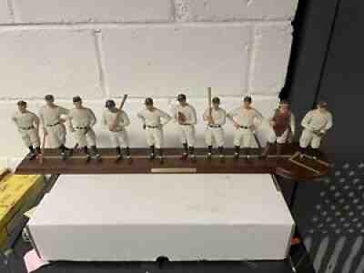 The Danbury Mint Cooperstown Collection 1927 New York Yankees Lineup With Cert!!