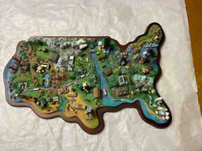 DANBURY MINT BEST KNOWN LANDMARKS FIGURINE FROM SEA TO SHINING SEA Excellent ð???