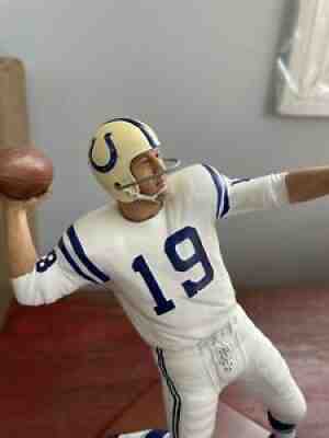 Danbury Mint Johnny Unitas Football Figurine Baltimore Colts
