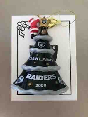 RAIDERS DANBURY MINT ORNAMENTS 2009, 2010 AND 2011