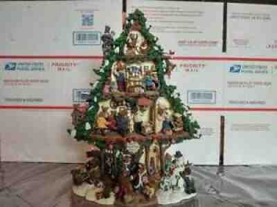 Boyds Bear Danbury Mint Christmas Ski Lodge Mountain Inn Figurine ~ Shipped Free