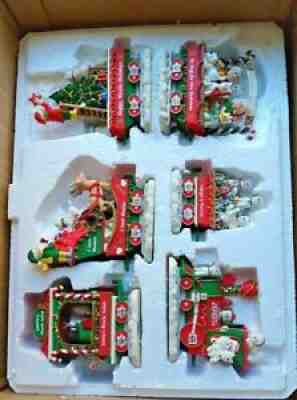 Danbury Mint Westie Christmas Express Dog Train West Highland White Terrier