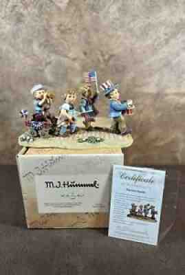 MI Hummel Danbury Mint â??Patriotic Paradeâ? Figurine 2016 With COA