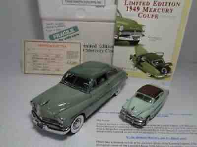 DANBURY MINT 1949 MERCURY CLUB COUPE BNIB LE. #1424/5000 *RASH FREE*+ BONUS CAR