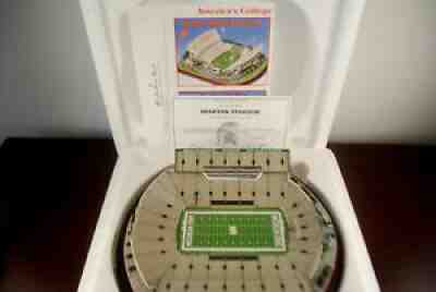 Danbury Mint Spartan Stadium Replica - Michigan State Spartans - MIB with Title