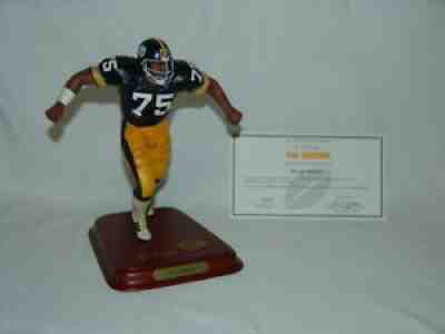 Danbury Mint NFL DE Mean Joe Greene Figurine - Steelers - w/ COA - Original Box