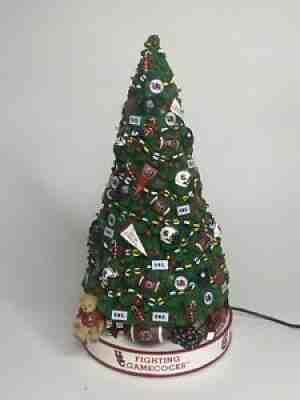 Danbury Mint South Carolina Fighting Gamecocks Christmas Tree Lighted Works