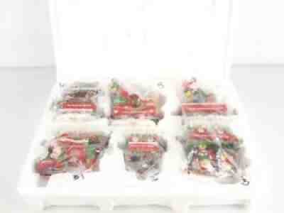 Danbury Mint Christmas Train Dachshund Express 6 Piece Set Weenie Dog Santa RR