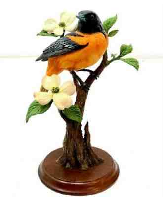 Lot of 4 Danbury Mint Bird Sculptures by Bob Guge